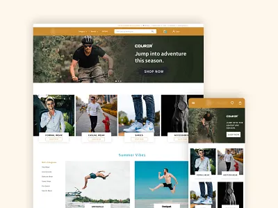 Men Category Page - Exploration ecommerce men uidesign uxdesign