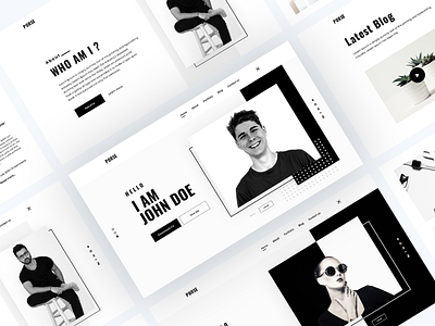 Personal Portfolio Web cv resume cv template interface design minimal portfolio design portfolio page portfolio template portfolio website resume design ui uiux uiux design ux uxdesign web webdesign website website design