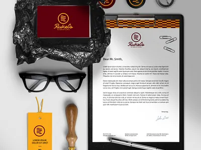 Mockup Applications badge badges branding clothing brand illustration mockup