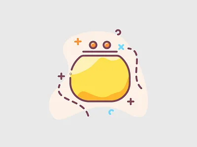 Wallet bag illustration icon concept earn earnings ecommerce editorial education illustration money education save saving money savings wallet wallet app wallet bag wallet illustration wallets