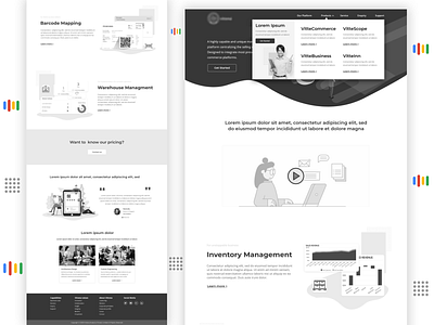 Wireframe - Product page daily 100 challenge daily ui dailyui landing page landingpage mega menu product page ui website design wireframe wireframe design wireframe wednesday wireframes wireframing