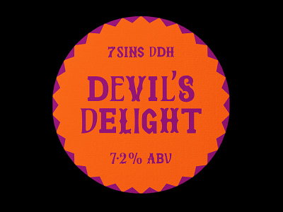 7 Sins bar and restaurant beer label badge bar branding beer beer branding beer label beer label design beer labels brand brand identity branding brewery brewery branding design logo mockup restaurant branding typography typography design