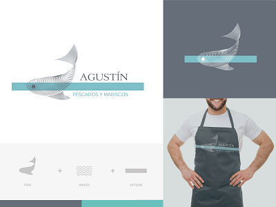 Branding of Agustín branding branding agency branding and identity branding concept logo logo design logodesigner