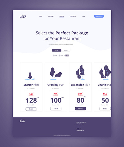 Pricing Table branding colour design illustrator ui ux web