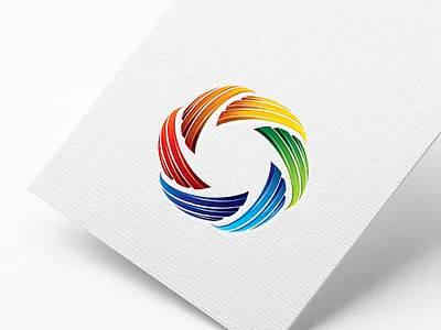 ProphetMatrix brand identity colorful logo modern vector