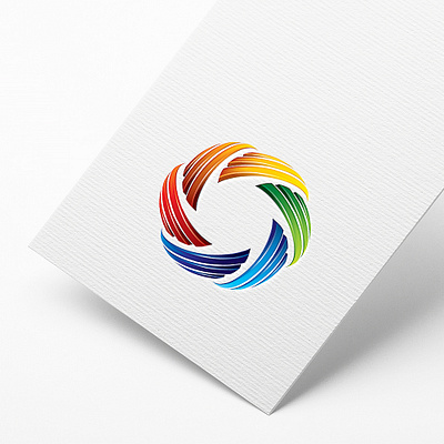 ProphetMatrix brand identity colorful logo modern vector