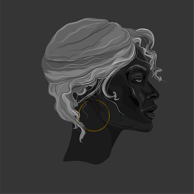 Darfari black darfari old woman woman woman illustration