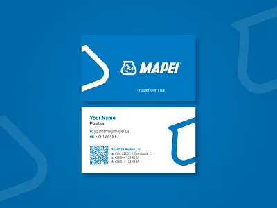 Business Card blue blue and white business card card corporate corporate design corporate identity visit card