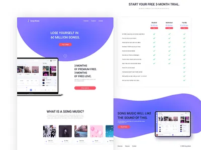 Landing Page landingpage ui ux web