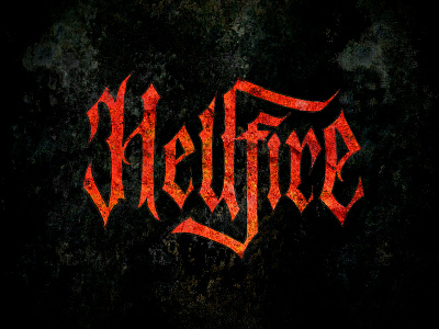 Hellfire calligraffiti calligraphy graffiti lettering logo logodesign logotype