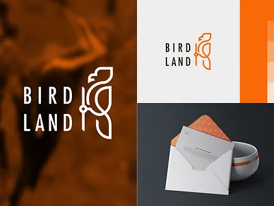 BIRDLAND LOGO bird illustration bird logo bird mascot branddesign brandnew illustration logodesigns logolearn logonew type typography vietnam
