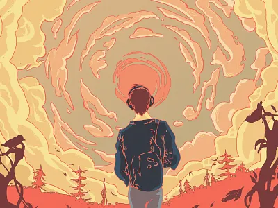 Artwork for an album album artwork character cover design illustration illustration art print scene vector vinyl cover