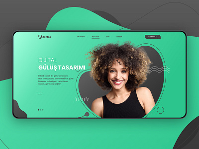 Dentos — Branding & Website branding clinic dental design logo ui ux web website