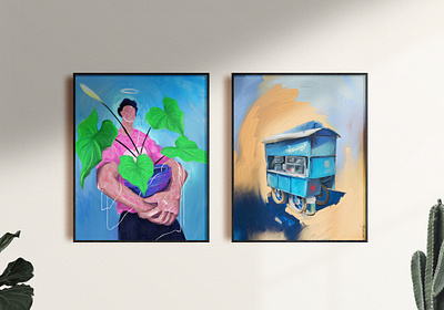 framed adobe art design digital digital art digital painting graphics design illustration painting photoshop