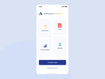 Lokobank / Animation / Login app design fintech fintech app mobile mobile app mobile app design mobile application mobile design mobile ui