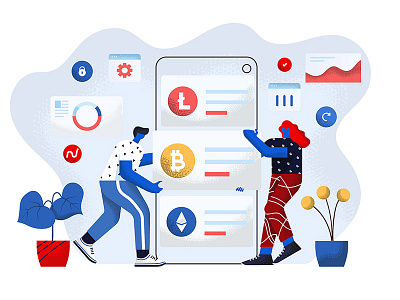New Characters illustrations business character creative cryptocurrency design funny illustration man people ui woman