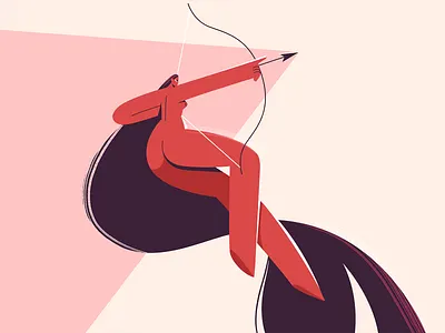 Amour 2d amour characters flat girl illustration love procreate shape texture vector