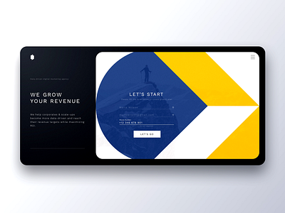 Startup Agency Concept clean colors geometric geometrical geometry homepage landingpage minimal minimalist minimalistic ornament register form registration shape shape layers simple startup uiux web website