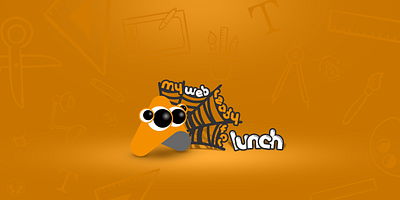 My web ready for lunch animation branding design illustration logo spider vector web