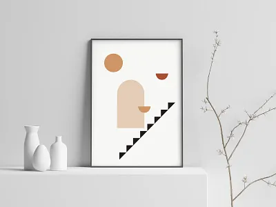 Abstract Vector Graphics abstract art clipart decor download elements feminine figures graphic home decor vector