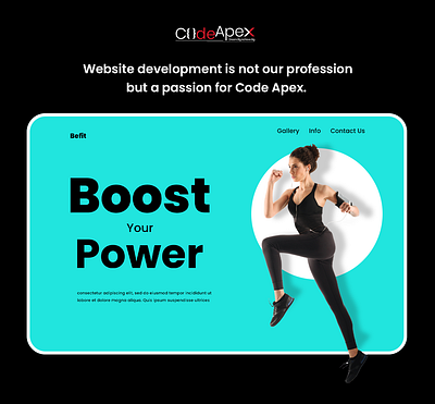 Website for Gym branding illustrator photoshop vector webdesign website