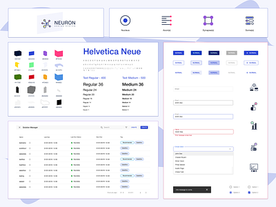 Neuron Design System (link in description) ai component library dashboad design system neuron saas theme ux