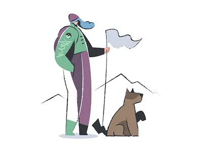 Mixology illustrations adventure animal avatar creative design dog exploration hand drawing illustration landing people ui vector website