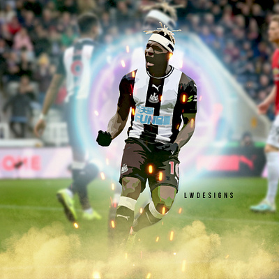 Allan Saint-Maximin - Newcastle United design dribbleartist dribbleinvite dribblepro fifa fifa 20 fifa 20 edit football football club football design football edit footballer gfx illustration lionel messi newcastle united photoshop premier league soccer edit