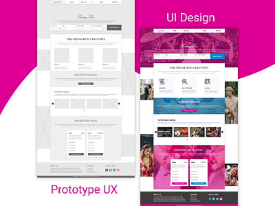 Prototype UX or UI Design branding design illustration template design typography ui ui design user experience user interface ux ux design web template website