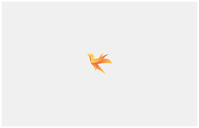 Phoenix design gradient illustrator logo