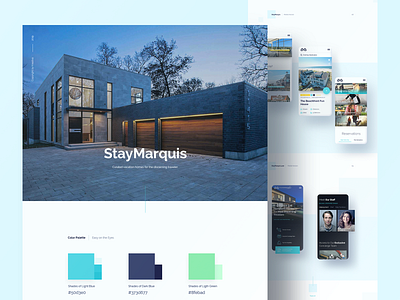 Stay Marquis Case Study accommodation design property responsive ui ux website