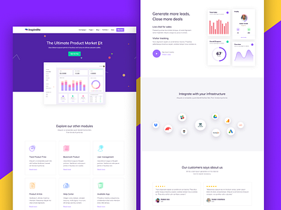 Saas Landing Page Desgin clean creative design system figma figma design homepage landingpage modern saas landing page uidesign website