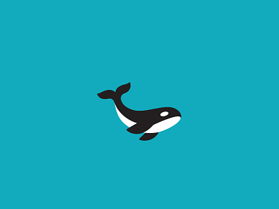 Killer Whale adobe adobe illustrator animal creative creativity design digital art drawing flat design gradient graphic design graphics illustration illustrator logo logo type minimal photoshop pictogram vector