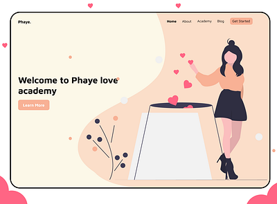 love academy design figma illustration logo