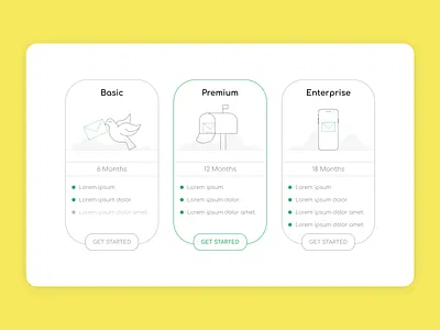 Plans & Pricing bird illustration illustraion landing page mail mailbox payment payment app payment form payment page platform design post pricing pricing page pricing plan pricing plans pricing table ui design vector design web design