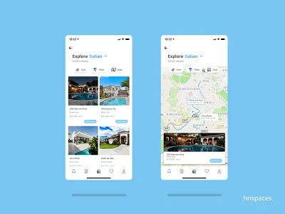 Rent Villa app design figma ios app design material ui ui ux