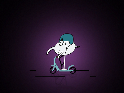 Wear Your Helmet 2d 2d animation aftereffects animation creatures design helmet illustration rubberhose2