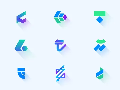 logos mark modern logo design brand branding creative logo design gradient identity logo logo design logo mark logofolio logos logotype mark minimal minimalist logo modern logo monogram typography