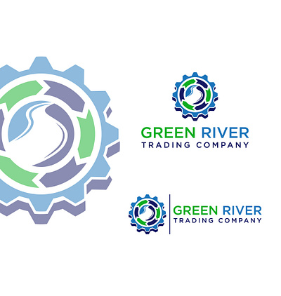 logo for Green River Trading Company brand branding design icon illustration logo logo design vector