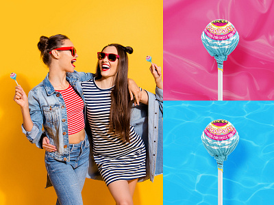 Bola Loca Pool Party | Packaging Design for Lheritier bolaloca brand identity candies design graphicdesign lollypop packaging packaging design packagingdesign