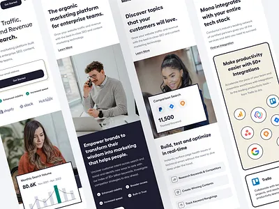 Mono - Responsive apps branding clean design designer desktop integration mobile mobile design responsive saas seo ui uidesign ux uxdesign web web design website website design