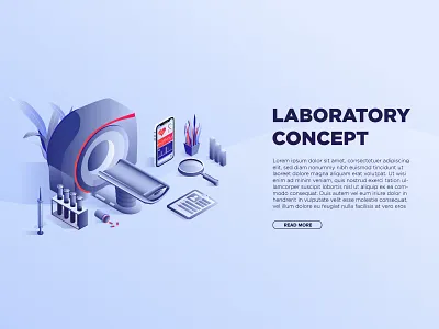 Medical landing page design templates 3d art chart computer ct design device doctor flower hospital illustration isometric laboratory landing page medical medical app patient therapy website