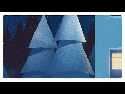 Vivarte 2018 wishes 2d after effect animation artwork characters commission design frame by frame illustration motion motion design motiongraphics snow snowflake street winter wishes woman