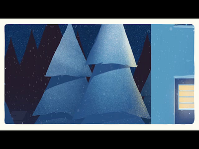 Vivarte 2018 wishes 2d after effect animation artwork characters commission design frame by frame illustration motion motion design motiongraphics snow snowflake street winter wishes woman