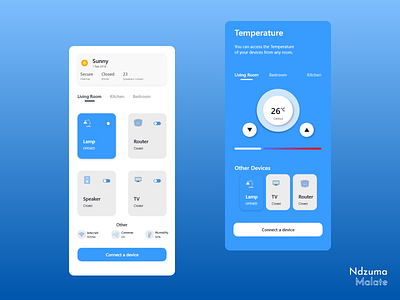Smart home app Concept app design dribbble dribbble best shot mobile app design ui ux