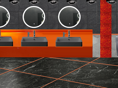 Interior WC photoshop