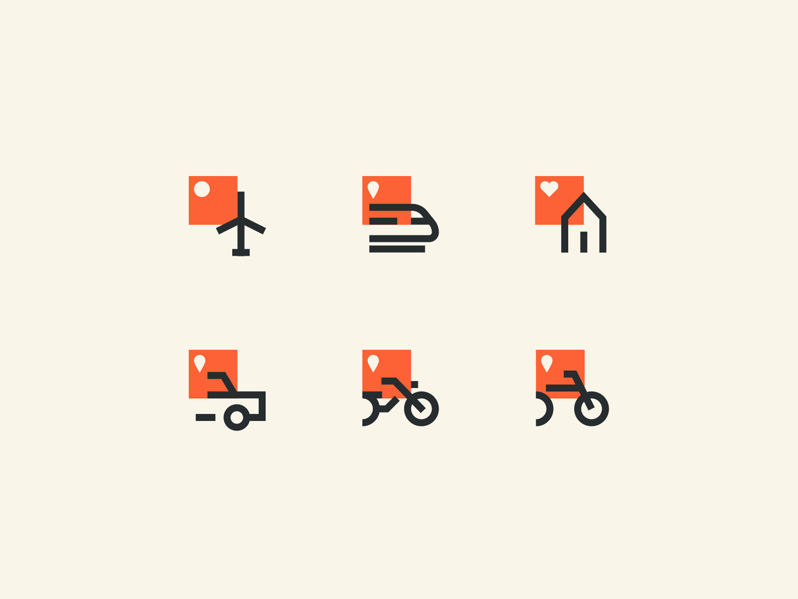 Icons bold icon icon set vector