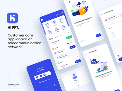 Hi FPT Mobile app app app design onboarding payment pit pit studio screen ui ux