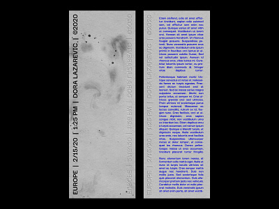 Fold blue brutalism design emboss graphic graphic design grayscale minimal pattern photoshop poster poster a day poster art poster design print print design simple type typeface typography