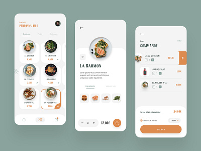 Waffles Restaurant App - Food Ordering delivery design food healthy list menu mobile mobile app navigation order ordering plate process restaurant ui ui design ux ux design waffles